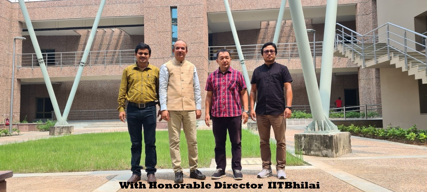 With Director, IIT Bhilai