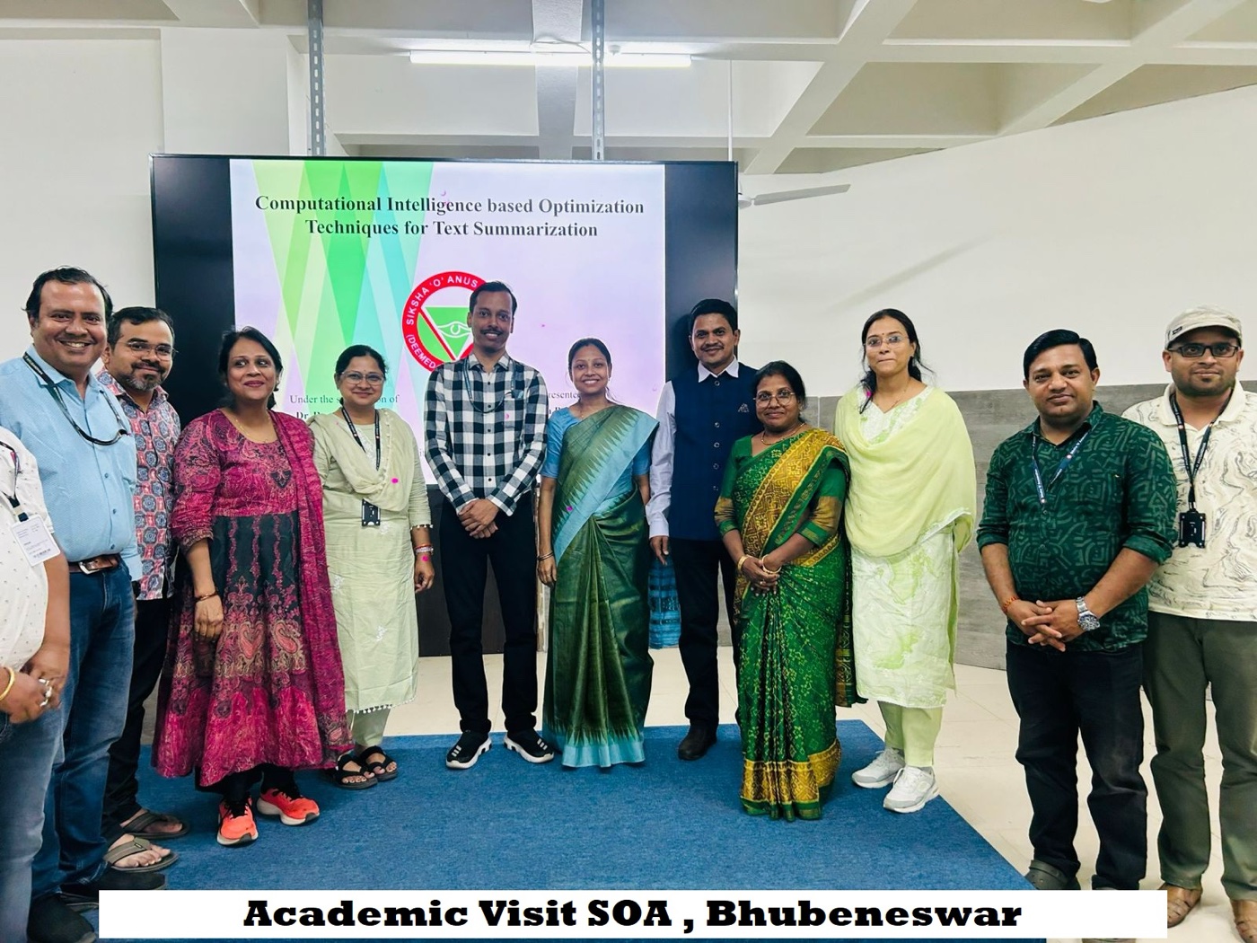 Academic visit to SOA Bhubaneswar